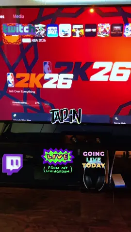 Tune in 📺 streaming tonight 2k26 is in the building 🫡🤙🏾 #2k26 #2k #smallstreamer #supportsmallstreamers #twitch 