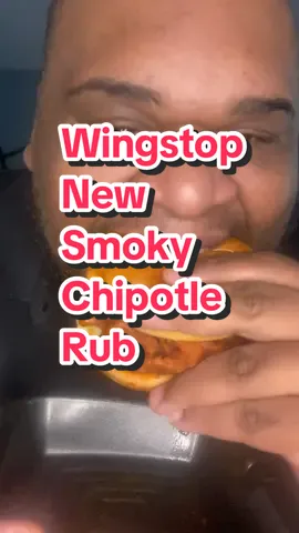 New Smoky Chipotle Rub at @Wingstop  #wingstop #foodreview #asmr #mukbang #fyp 