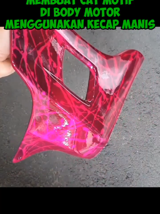 cara membuat motif untuk body motor menggunakan kecap manis#tutorial #fim2chanell 