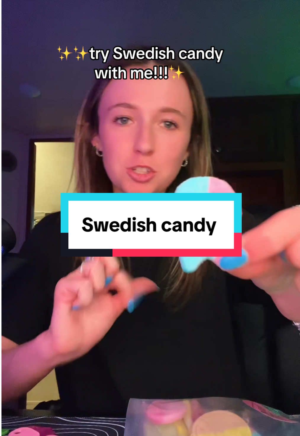 I loved trying this candy😆 Definitely have to get it to experimence the texture! #swedishcandy #tiktokmademebuyit 