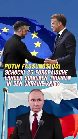 Unglaublich! 26 europäische Staaten greifen jetzt direkt in den Ukraine-Krieg ein – und Putin ist völlig schockiert!#Putin #breakingnews #politik #Ukraine #selenskyj 