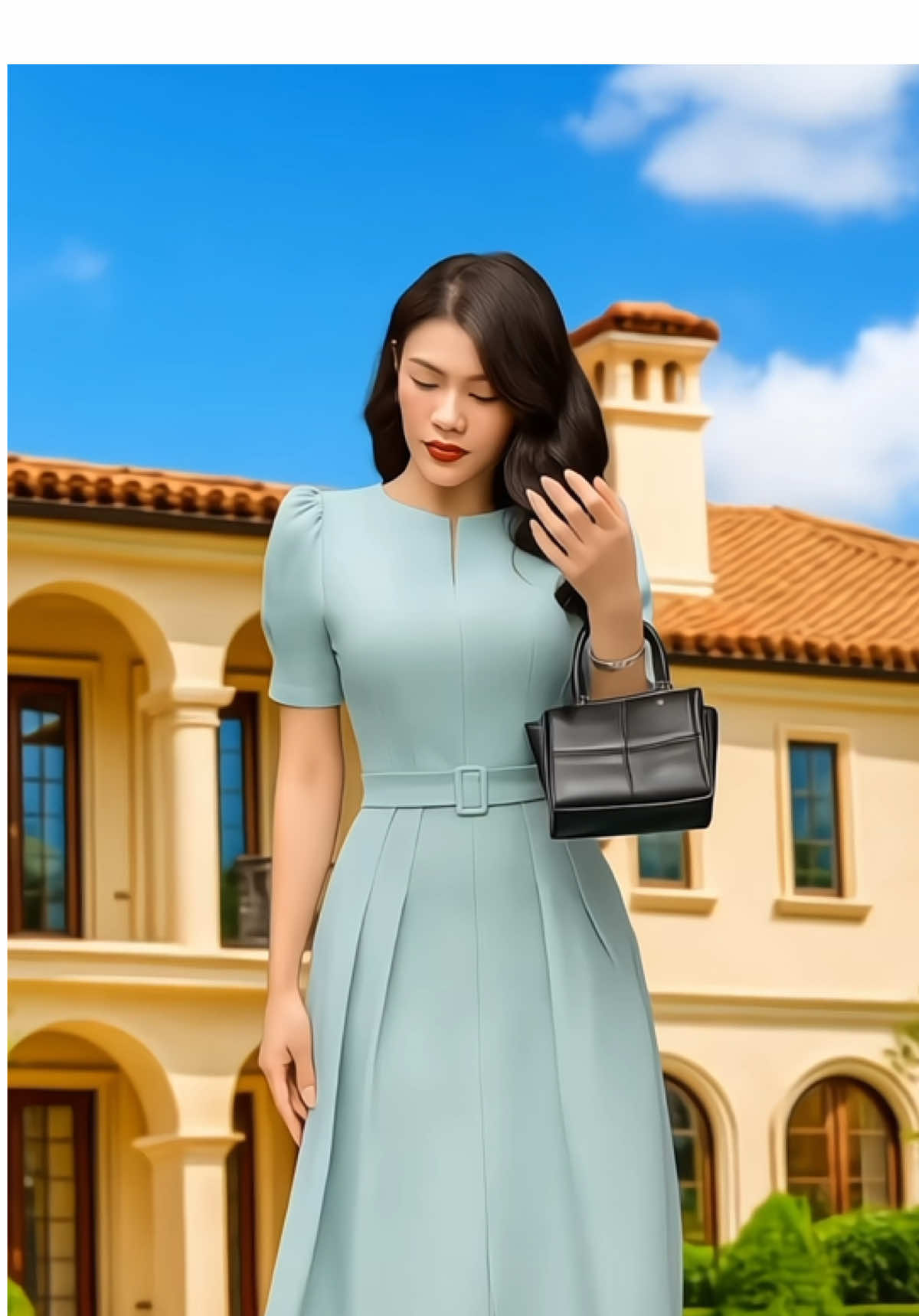 Váy xinh tôn dáng #minhhangreview #xh #quanao #xuhuong #vay #vayxinh 