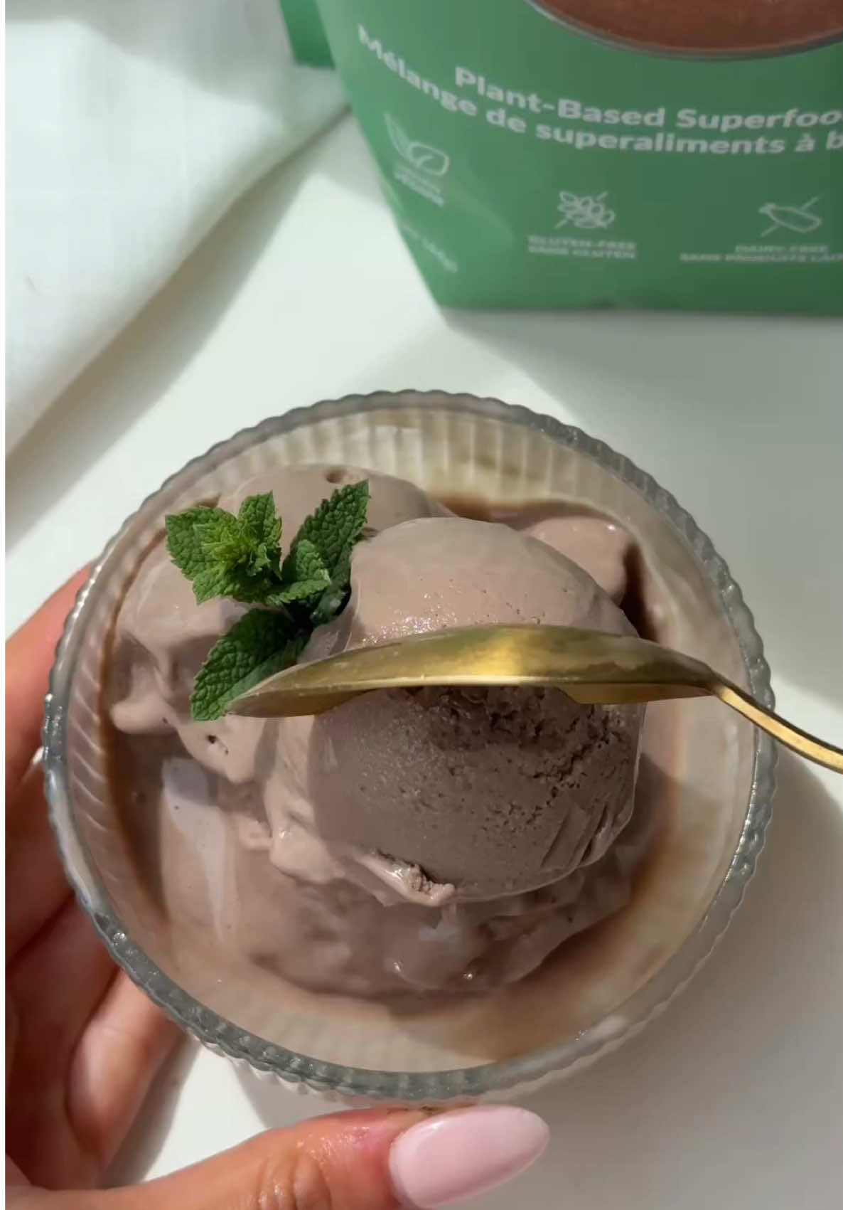 hot take: ice cream is not a seasonal treat (and we’re Canadian so that says a lot) #proteincreami #proteinicecream #ninjacreami 