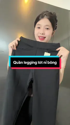 Combo 2 quần legging lót nỉ bông #shopthoitranghaohao #thoitrangnu #quanlegging #quanleggingnu #xuhuong 