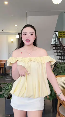 Áo trễ vai viền bèo xinhh lắm nè mays nàng ơiii #phuongthuydayyy #phuongthuydayyy_review #aotrevaixinh #aotrevai #aotrevaitieuthu 