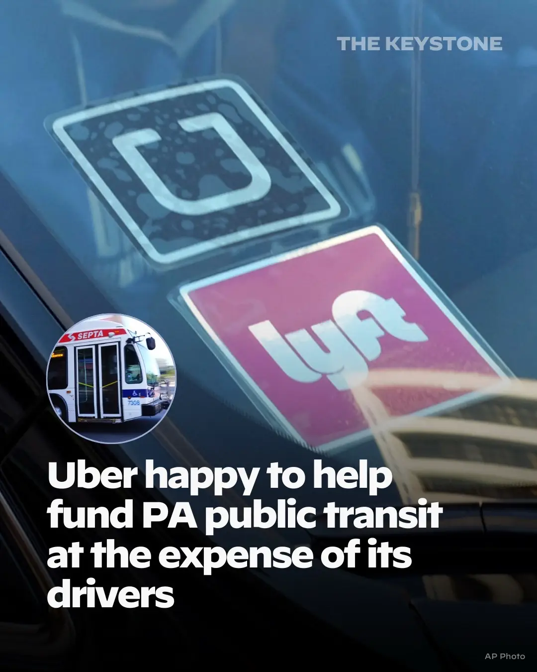 Uber, the popular ride hailing app, is proposing a temporary fix to the ongoing public transportation crisis caused by Republicans in the Pennsylvania Senate. According to Spotlight PA, the company would support the removal of its 6% sales tax exemption for ride sharing apps in favor of having that money help fund mass transit systems. However, the catch is that Uber wants its drivers reclassified as independent contractors and not employees, undermining their rights. ✏️: Sean Kitchen 📷: AP Photo