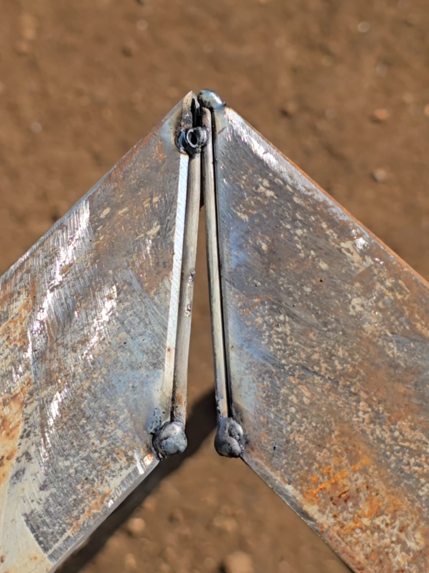 ASMR welding!! Stick welding technique on angle iron joints in large gaps. #stickwelding #metalworking #welders #welderUSA #ASMR 