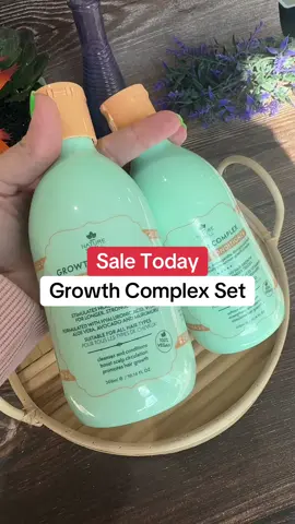 Nature spell growth, complex, shampoo, and conditioner, set are on sale full of natural things like herbs, hyaluronic acid, and avocado #Naturesspell #ShampooAndConditioner #NaturalHairCare