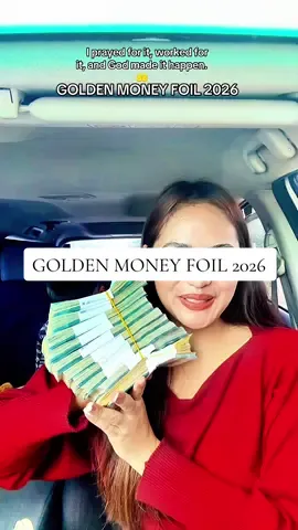 Golden money foil 2026 