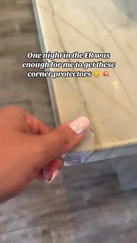 Please don’t wait until it happens 🙏🏻 🚨 These corner protectors are a must for every parent! 👶✨  #BabyProofing #MomLife #CornerProtectors #ToddlerSafety #BabySafety   