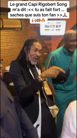 Franchement, il n’existe pas de plus belle récompense pour un artiste que de voir une légende, une icône, chanter son œuvre avec joie et fierté. ✨🎶 Merci infiniment Capi, ce moment restera gravé. 🙏❤️ #rigobertsong #LeCapi #inspiration #fierté #camerountiktok🇨🇲 