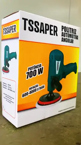 Politriz Lixadeira Multifunções Automotiva angular 5 Polegadas 700w 125mm Tssaper