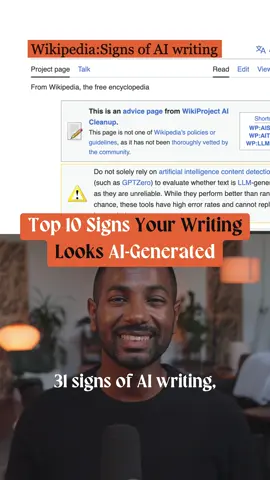 Comment “checklist” for this guide that humanizes your AI writing. Upload it to your AI (ChatGPT, Claude) to automatically avoid the 31 signs of AI writing that Wikipedia’s editors identified! #ai #busineess #chatgpt #openai #prompt