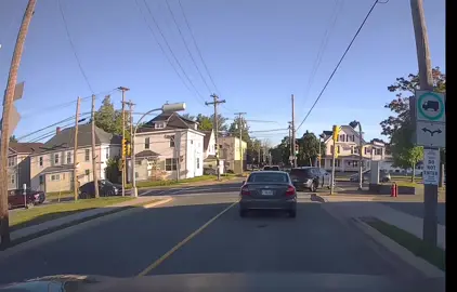 Whole Family walks near intersection 🦌🦌🦌#NovaScotiaDriving #BadDrivers #DashCamMoments #accidentcautchoncamera #halifax 