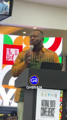 Hon. George Opare-Addo, Minister for Youth Development and Empowerment, delivered his speech on Day 2 of the National Youth Conference at the Pentecost Convention Centre.