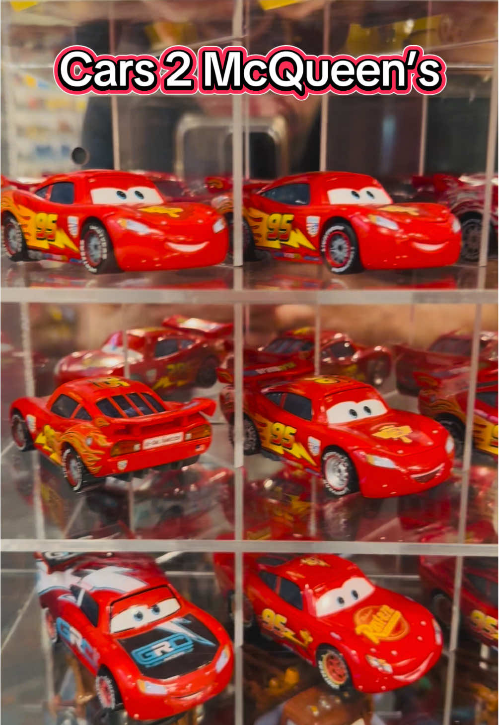 Celebrating 9/5 Lightning McQueen Day by sharing all my McQueen’s from the 3 movies⚡️ #lightningmcqueen #disneycars #kachow #disneypixar #hotwheelscollections 