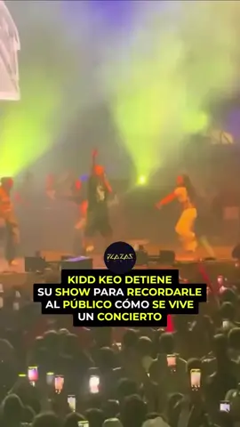 Kidd Keo dice lo que muchos piensan 📵🎤   Cada vez más artistas lo repiten: el momento se vive, no se graba. 🎶🔥 En pleno show, Kidd Keo le pide a su público que guarde los celulares para disfrutar la experiencia real. Y no es el único… muchos cantantes sienten que los conciertos ya no se viven igual, porque la gente está más pendiente de grabar que de sentir. La pregunta es… ¿prefieres guardar el recuerdo en tu galería 📲 o en tu memoria 🧠?