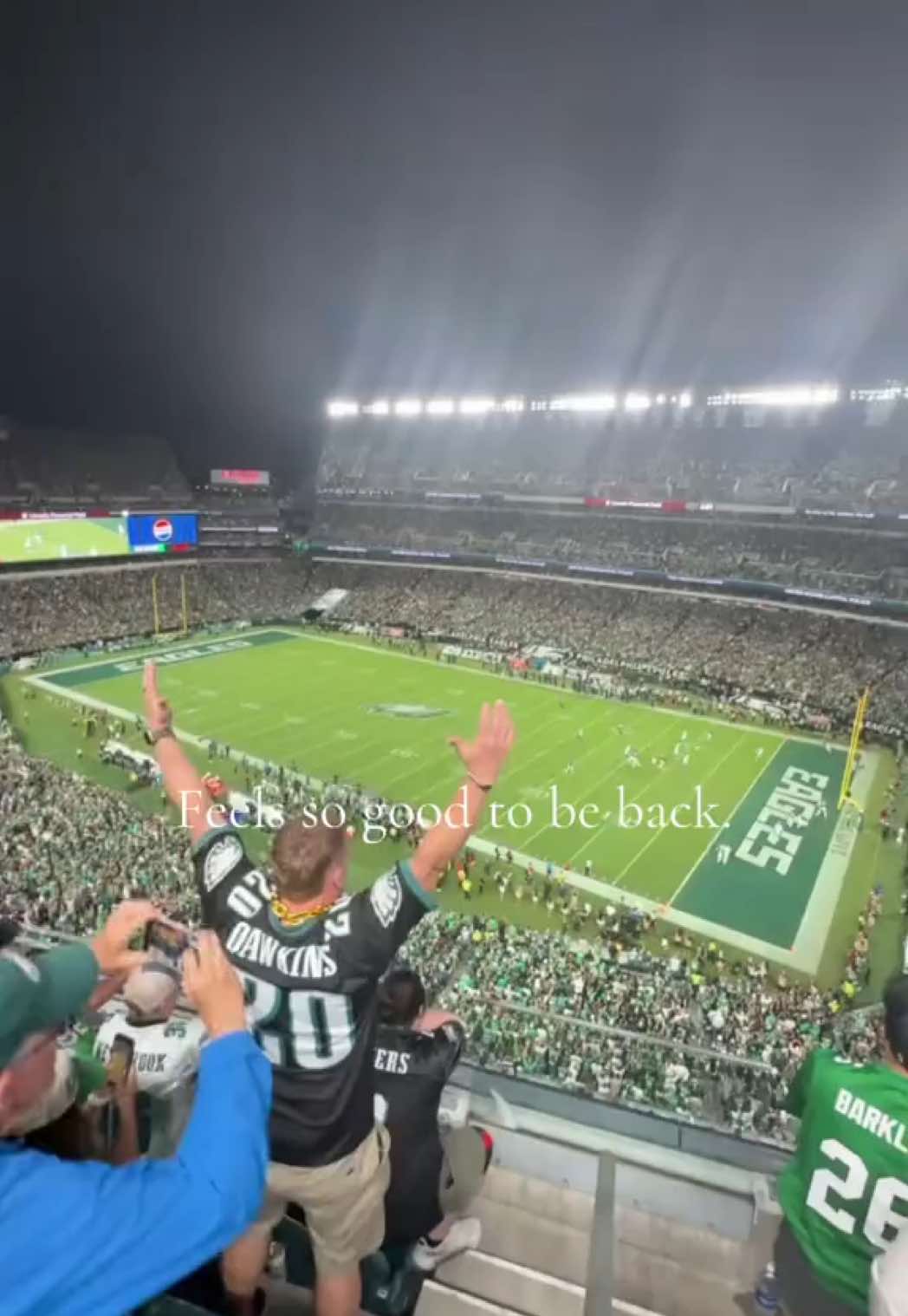 We missed this 💚 #eagles #nfl #footballseason #touchdown 
