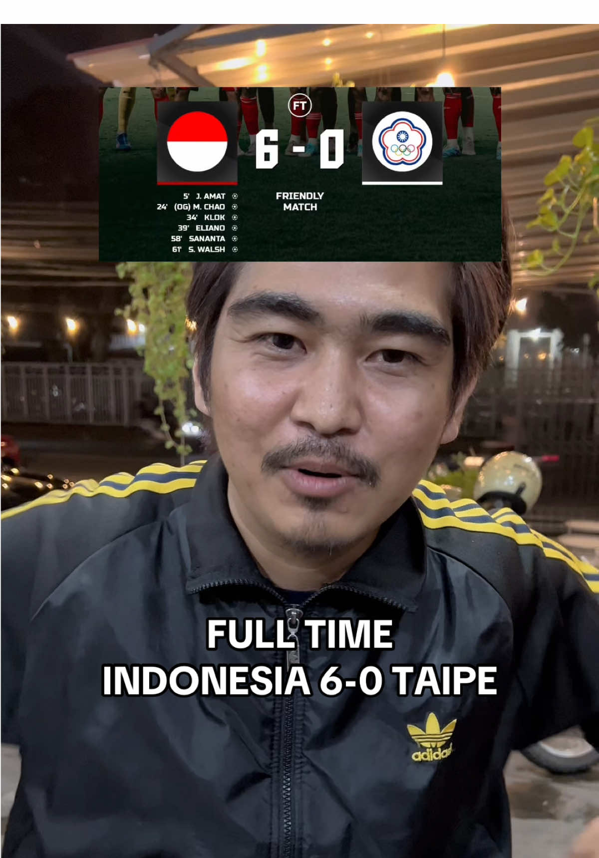 INDONESIA 6-0 TAIPE . . . #bandung #persib #indonesia🇮🇩 #taipei #diaspora 