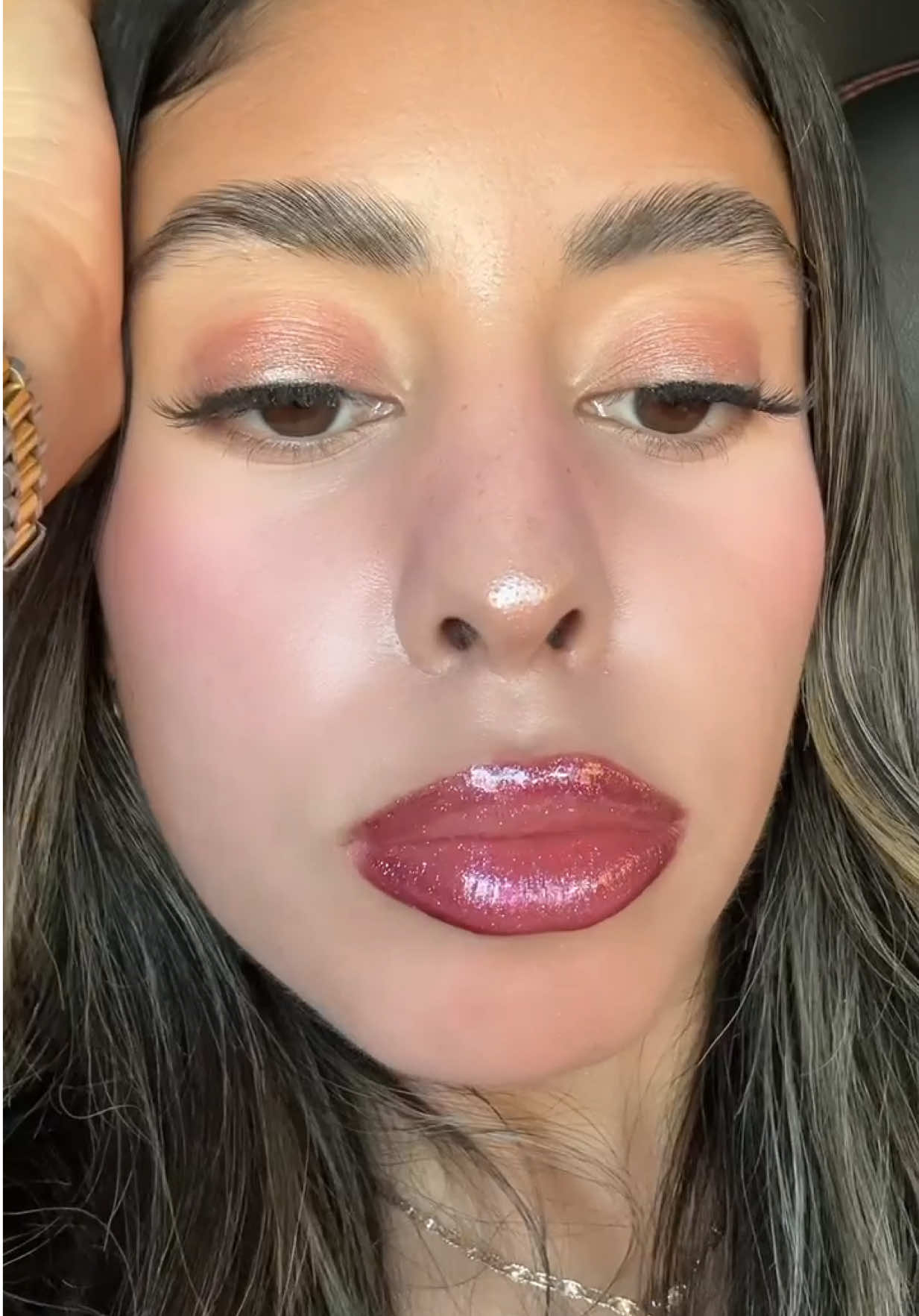 iconic lip combo ₊˚.⋆⁺ ☆ 7 rings plumping lip gloss  ☆ booked n busy lip stain marker