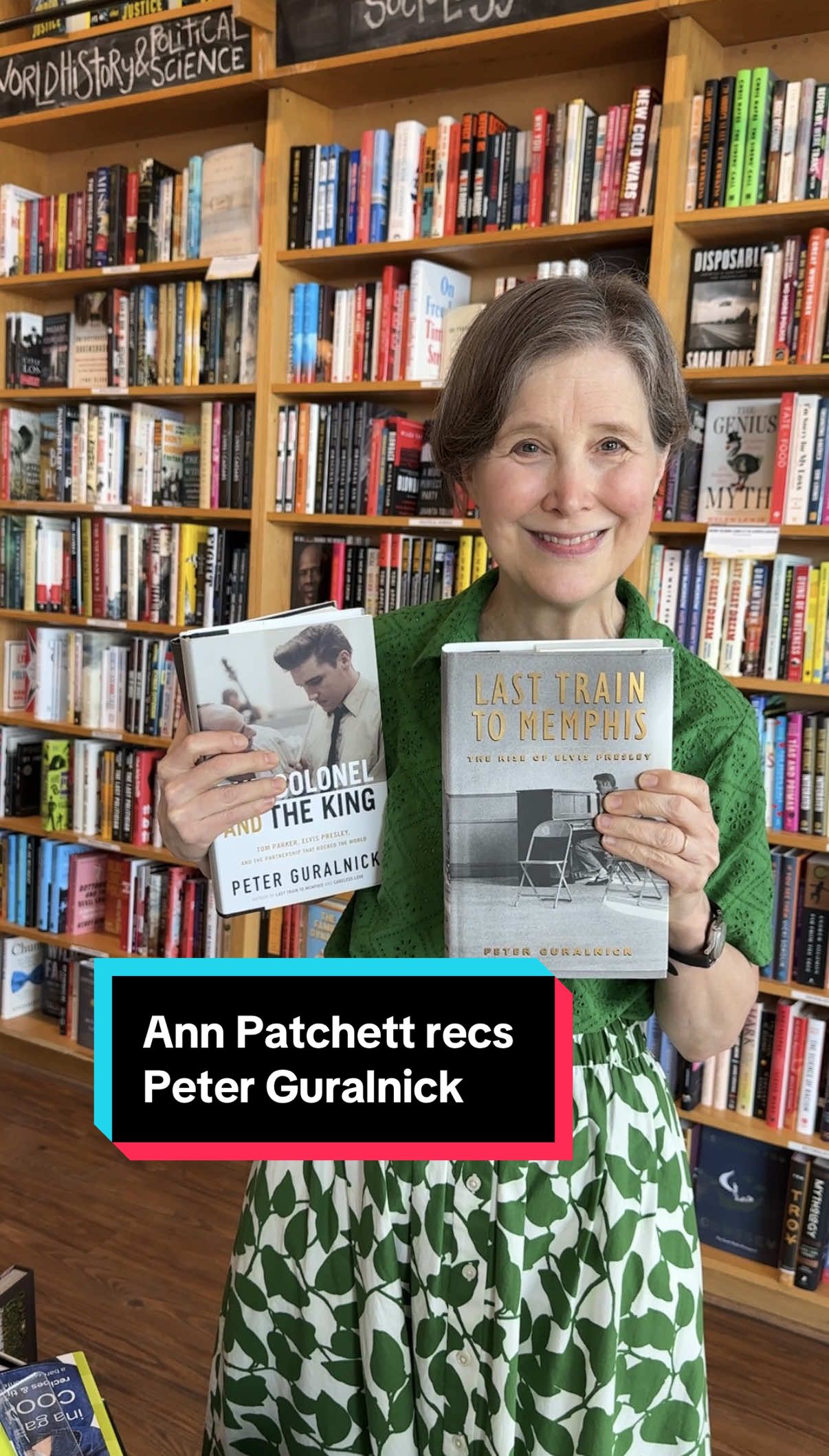It’s Friday, and if you’re a fan of Elvis — or just really excellent nonfiction — this week’s pick is for you! Get your copy of Last Train to Memphis at the link in bio.  P.S. If you want to keep the Elvis train going, get tickets to our event with Priscilla Beaulieu Presley at the Franklin Theatre on Sept. 25!  #elvispresley #musichistory #nonfiction #bookrecs #BookTok   