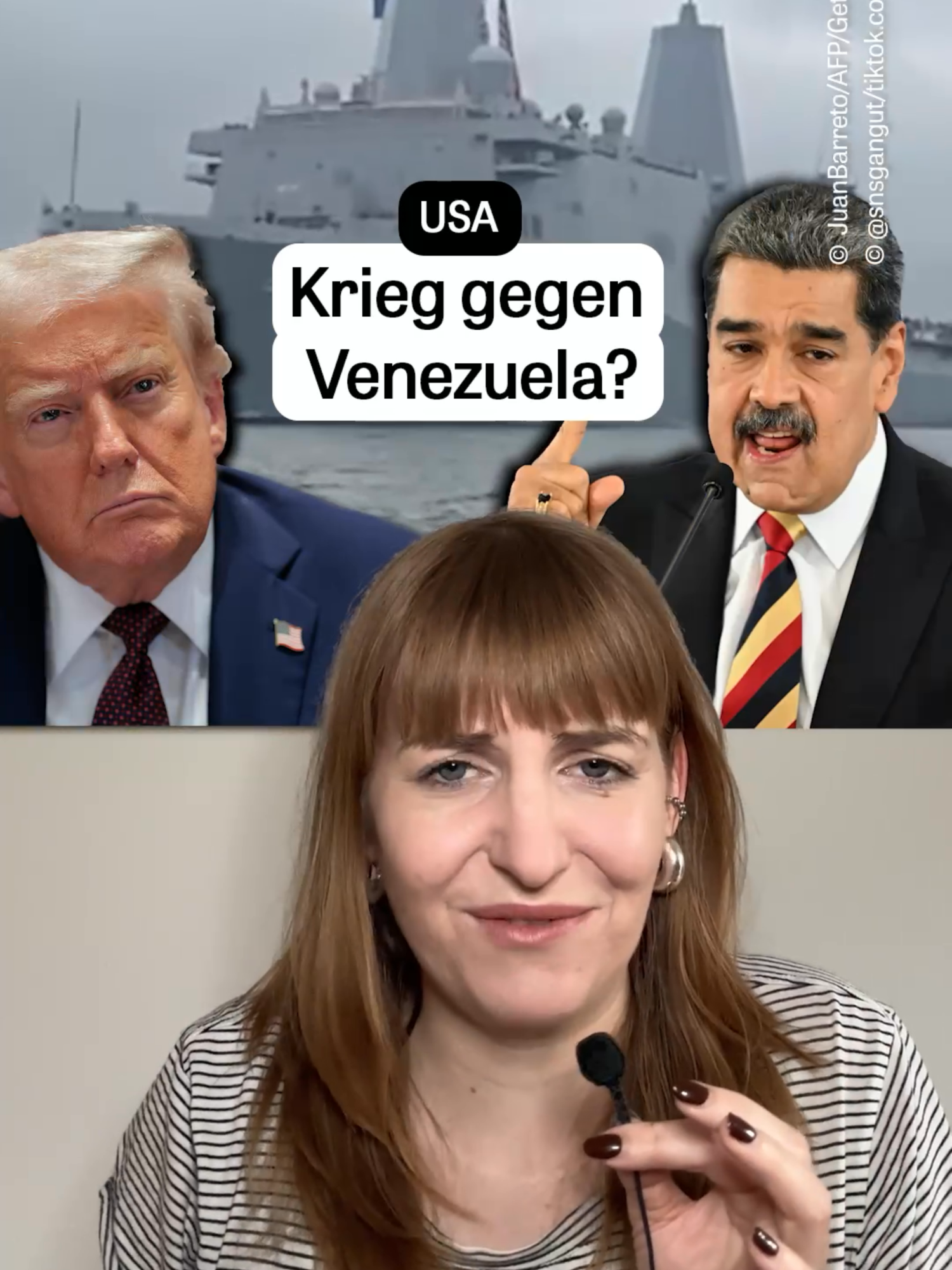 Ein Boot aus Venezuela wird von der US-Armee zerstört, 11 Menschen sterben. Trump rechtfertigt das mit Drogenbekämpfung. #USA #Venezuela #Krieg  Host:@lndfrs  Skript:Jil Dreimann Schnitt:@marianadellien