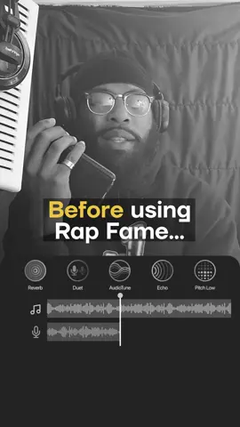 Before using Rap Fame vs after 🔥