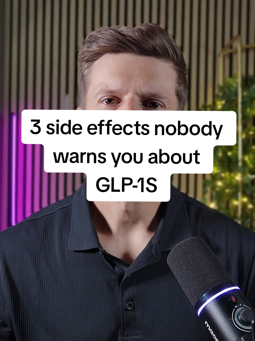 These are three side effects you should know when considering GLP-1s for weightloss.   Can't poop anymore.  Unusual fatigue. Nausea.  Let me know what you have experienced on GLP-1s? #glp1 #weightloss #glp1community #glp1forweightloss 