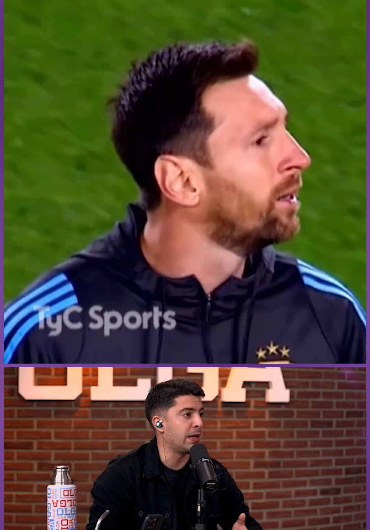 “Estamos a 10 meses de un mundial más y Messi está muy encaminado a jugarlo”  #messi #argentina🇦🇷 #olga #olgaenvivo 