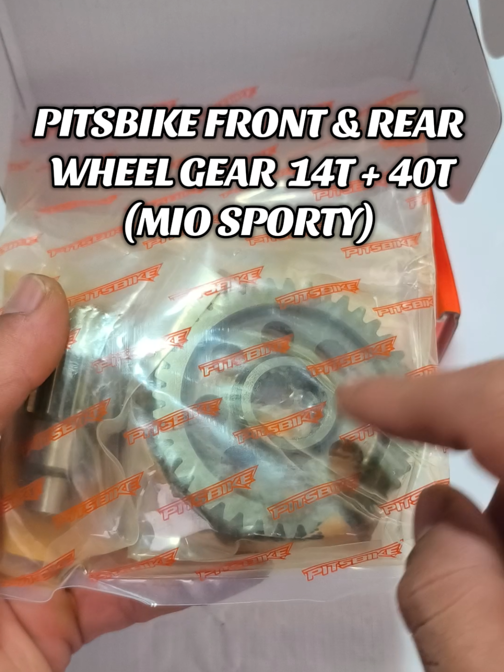#PITSBIKEFRONT&REARWHEELGEAR #GEARSET #MIOGEARSET #Front&Rear set #fyppppppppppppppppppppppp 