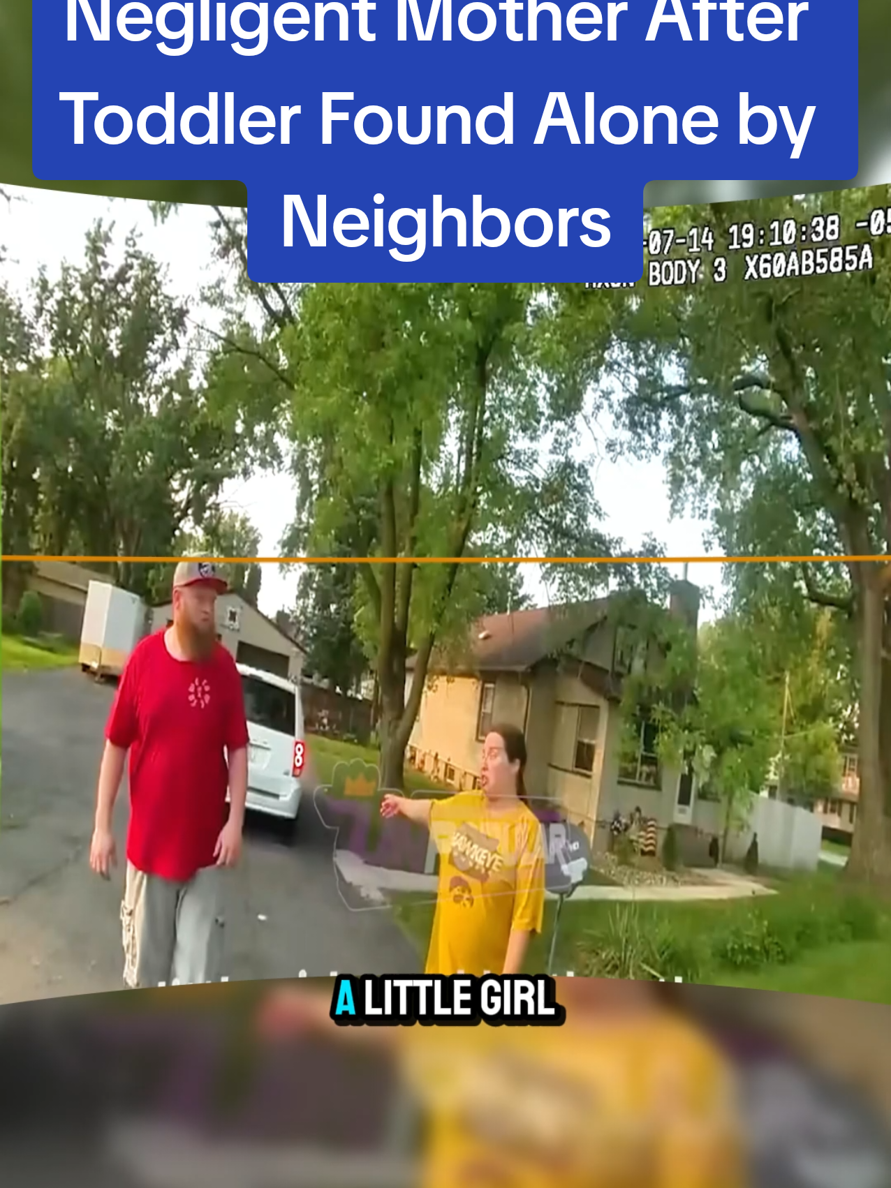 Police Track Down Negligent Mother After Toddler Found Alone by Neighbors #cops #copsoftiktok 