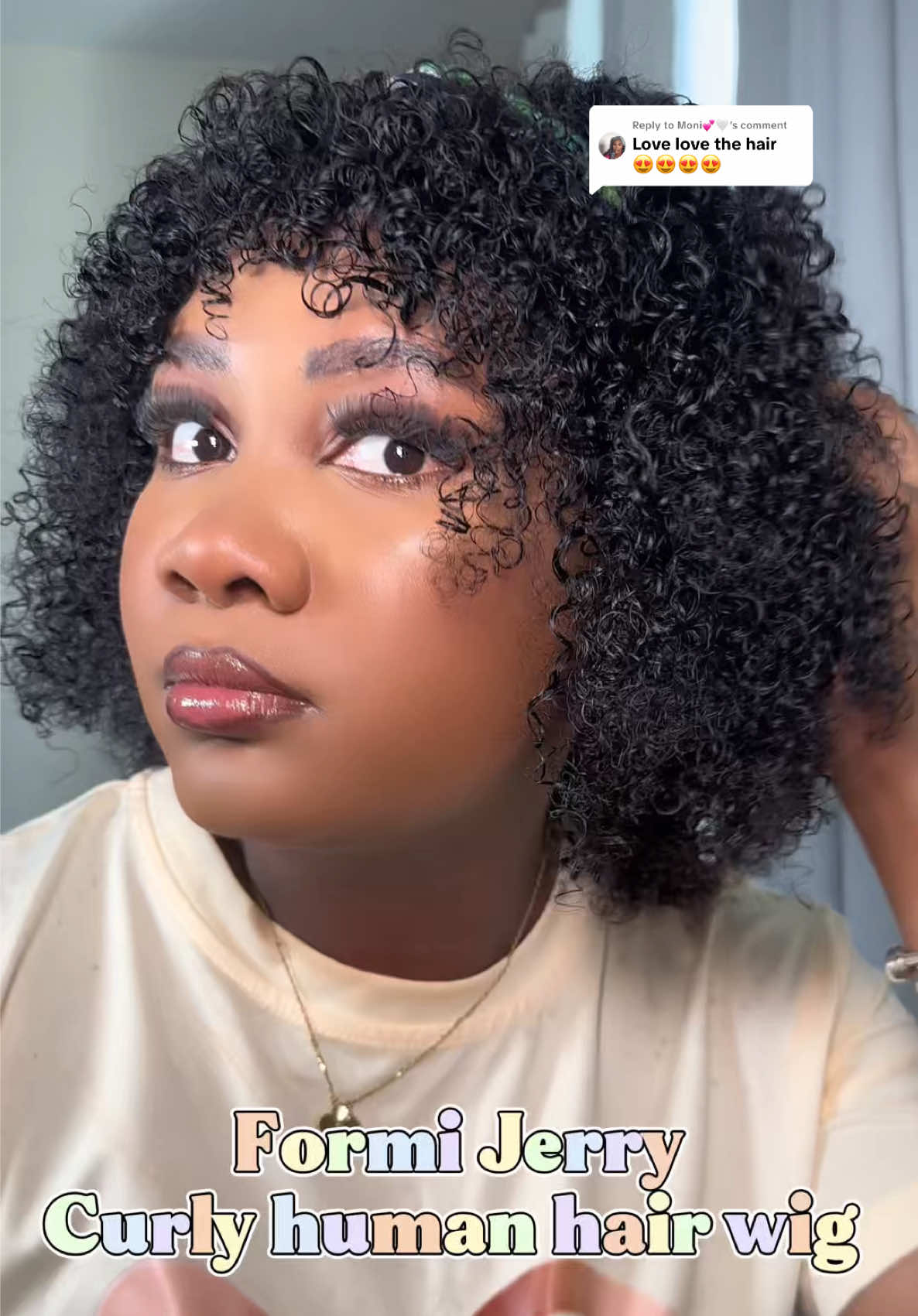 Replying to @Moni💕🤍 New wig who diss 😘❤️😩 , I really love the African vibes that this wig is giving @Formihair @formihairfactory ❤️🥰🫶 #formiwig #viralwig