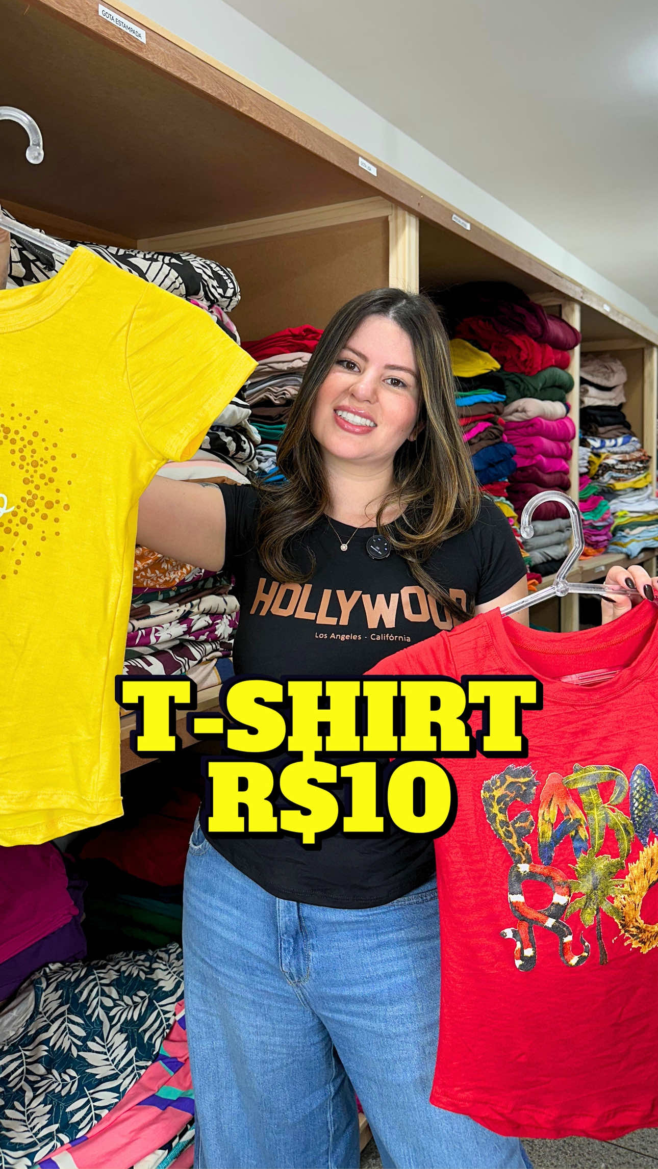 😱 T-shirts por apenas R$10 direto do Brás! Somos fabricantes e o maior fornecedor de t-shirts da região: estampas despojadas, românticas, cristãs e joviais 🤩 Com qualidade no tecido que estica e veste bem. 🛒 Comente EU QUERO ou clique no link e garanta já suas peças! Eron Modas o maior fornecedor do Brás Qualidade com o menor preço  Enviamos para todo Brasil e exterior! Enviamos por excursão, transportadora, correios 📦 Estamos localizados na Rua João Teodoro, 1509/987- Brás/SP 📍 #fornecedoresbrás #fornecedores_atacadista #atacadoevarejo #legging #tshirts