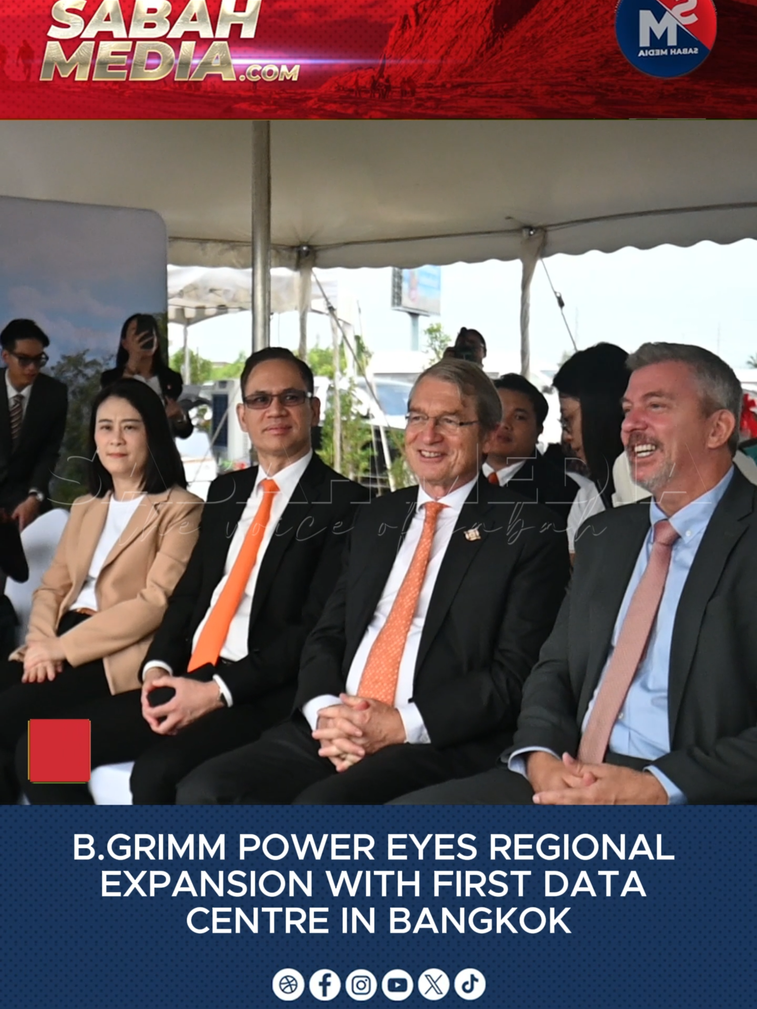 Regional energy giant B.Grimm Power has broken ground on its first data centre project in Thailand, in partnership with Digital Edge (Singapore) Holdings Pte Ltd. (“Digital Edge”), marking the group’s entry into the fast-growing digital infrastructure sector. B.Grimm Power President, Dato’ Sri Dr Harald Link, said the move was a natural progression for the group, which has decades of experience in power generation, engineering, and infrastructure development across Asia. “Data centres fit extremely well into B.Grimm because we know how to build. We have our own air conditioners, we have constructed many buildings in the past, and we have strong relationships with power utilities,” he told Sabah Media after the groundbreaking ceremony on Wednesday