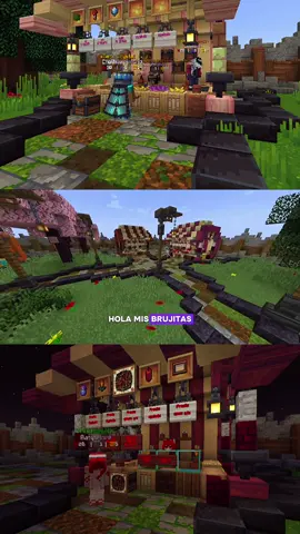 No te pierdas del siguiente mercadito errante, aquí en Sweet Witch 🔮 🦄  #serverminecraft #minecraftgirl #serverfemenino #girlsgaming #Minecraft 