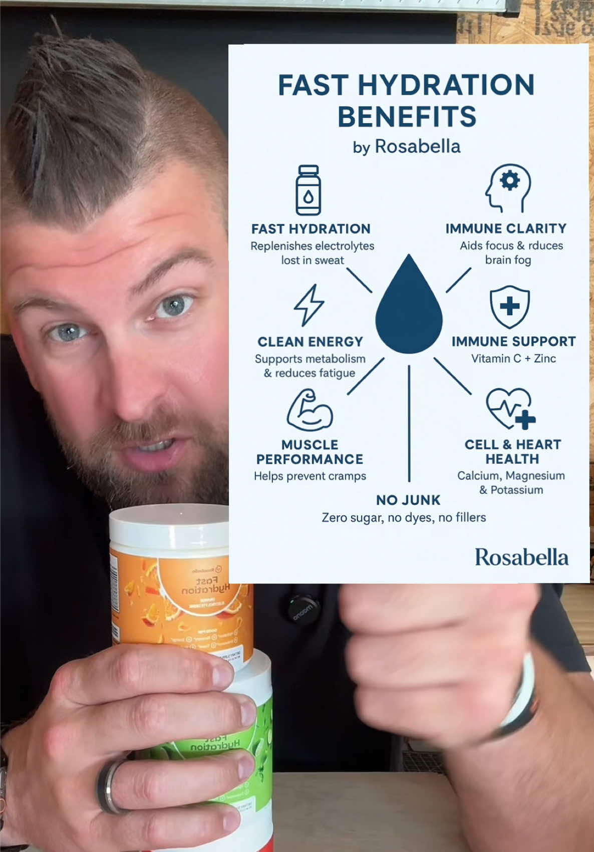 How to stay hydrated with natural hydration and replenishing electrolytes. Cramps are no match for this drink. #electrolytedrink #hydration #cleanenergydrink #fatigue #dailyhydration 