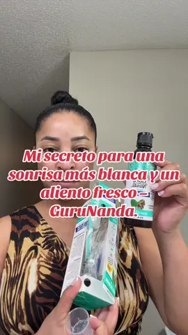 GuruNanda Oil Pulling – Enjuague Bucal Natural Blanqueador. #GuruNanda #HigieneBucal #OilPulling #SonrisaSaludable #BlanqueamientoNatural   