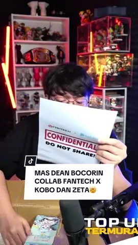 dengan kesadaran penuh malah unboxing collab fantech x kobo sama zeta yang belom rilis🤦‍♂️ hayolo mas bocor bocorrrr🗿 Source: YT DEANKT #deankt #kobokanaeru #vestiazeta #collab #fantech 