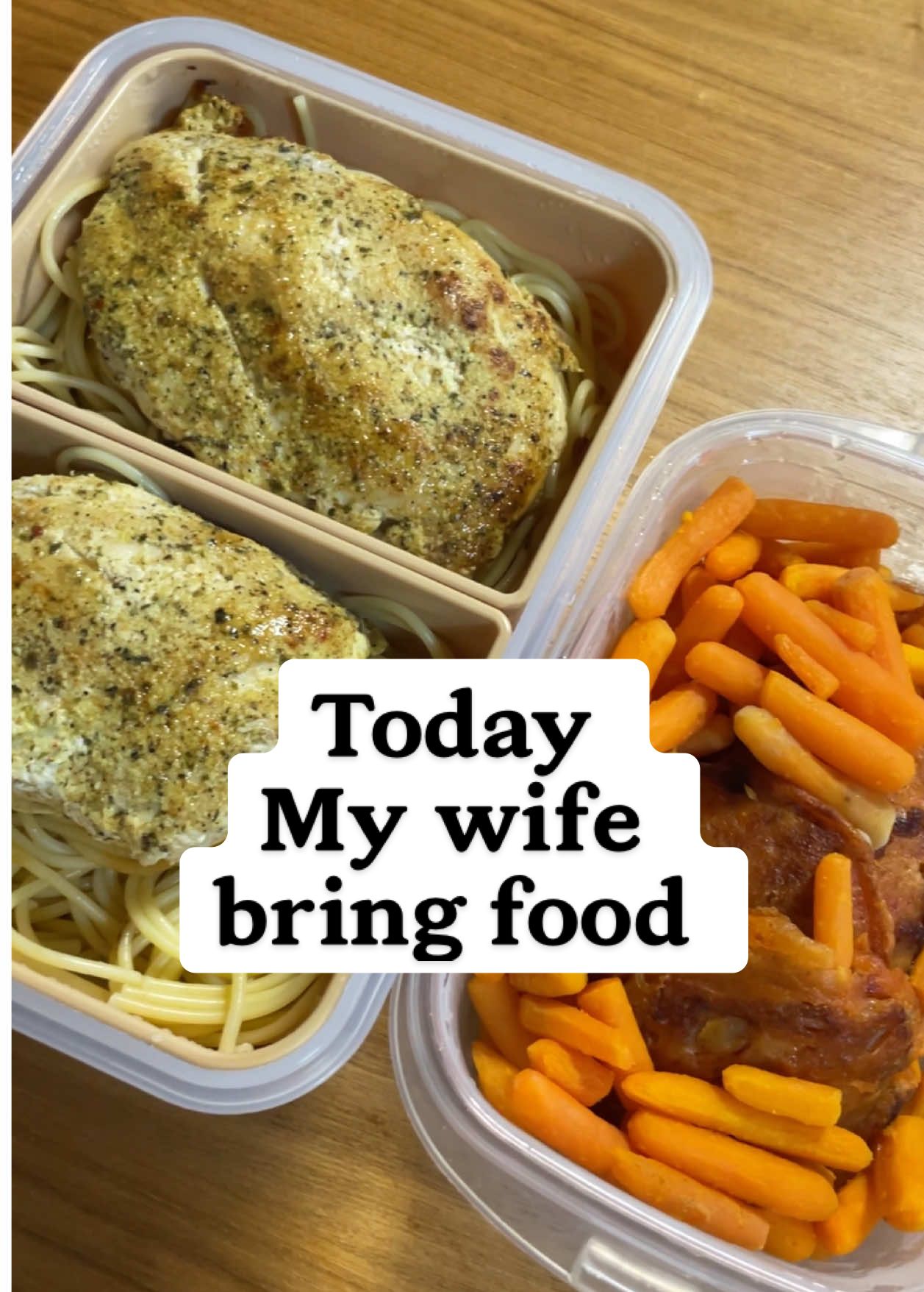 Today my wife bring food #tired #reallife #MyTenDollarLife #hardwork #healing 
