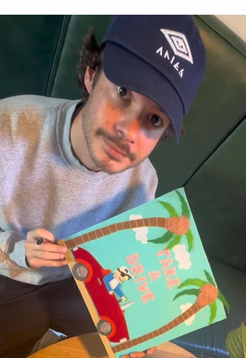 for a chance to win this 1 of 1 felt artwork signed by Rex and the artist @absolutefelter , pre save “TAKE A DRIVE” via the link in the bio before 5pm BST on tuesday 9th september 🎨 🏆 🏎️ #newmusic #rexorangecounty 