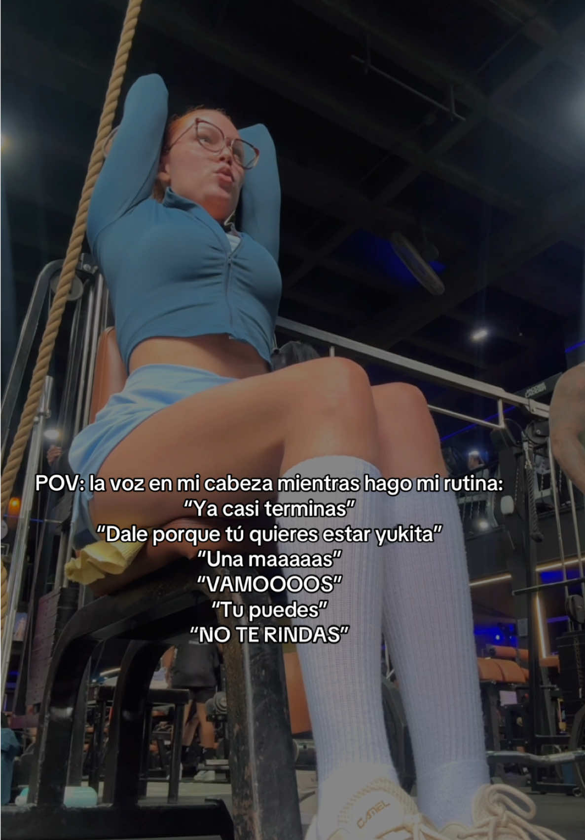 Cuando uno quiere estar fitness esta es la voz que suena en la cabeza 😂 #Fitness #fitnessmotivation #barbierojas #gymgirl 