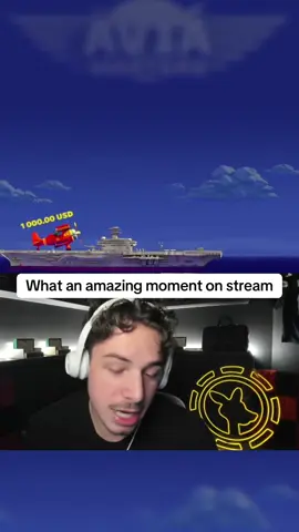 What an amazing moment on stream #aviamasters #kickstreaming #planegame 