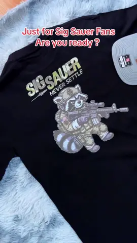 Raccoon Sig Sauer 🔥🔥 #sigsauer #raccoon #tacticalgear #military #shirt 