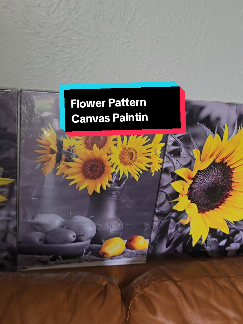 Flower Pattern Canvas Painting#Tiktokshop 