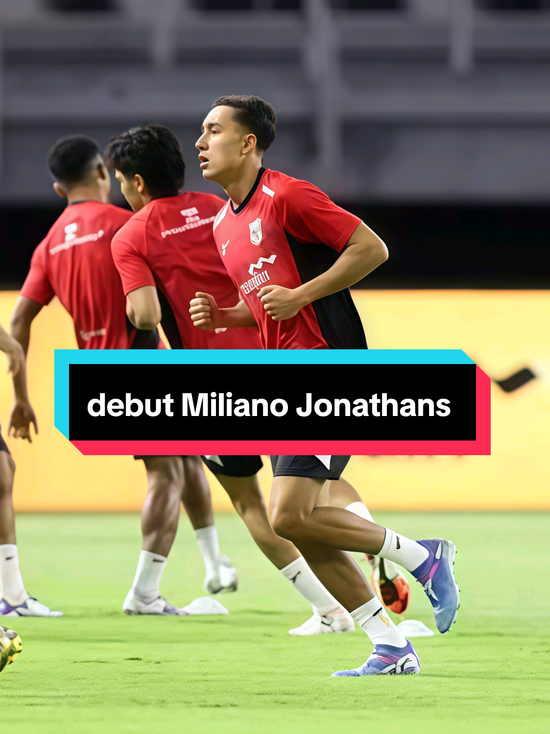 DEBUT YANG MENJANJIKAN! 💥 Miliano Jonathans masuk di menit 70 babak kedua dan langsung menciptakan beberapa peluang berbahaya ⚡️⚽️ Langkah pertama bersama Garuda sukses bikin kita makin optimis! 🇮🇩🦅” #milianojonathans #timnasindonesia #fifamatchday 