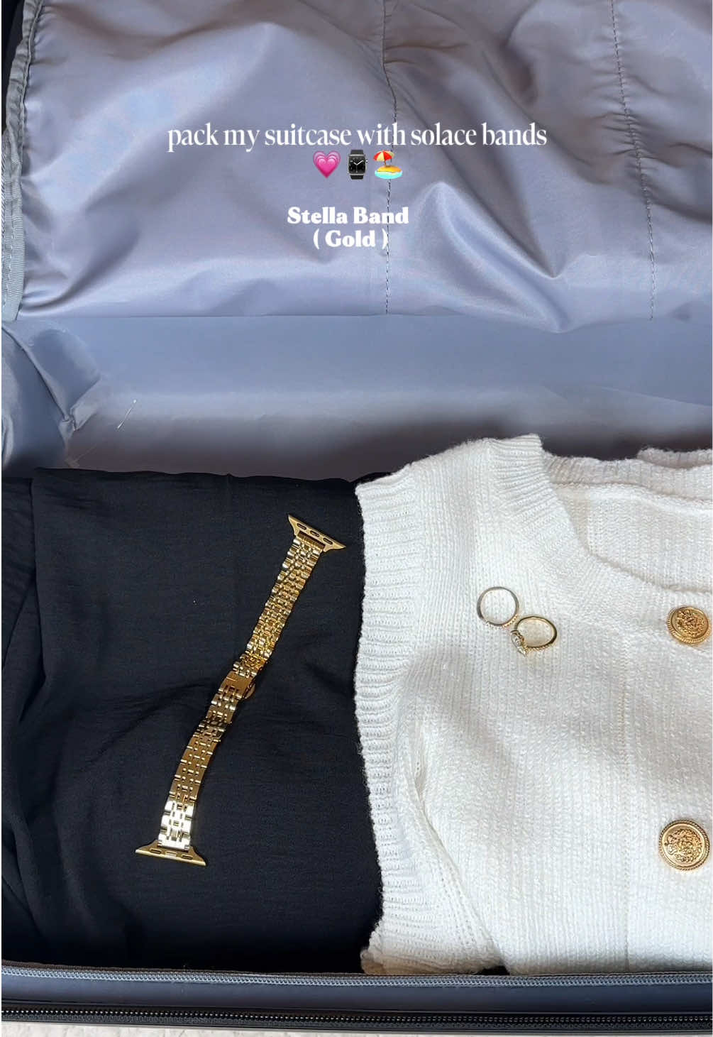 Packing solace bands for every outfit > #solacebands #smartwatchbands 