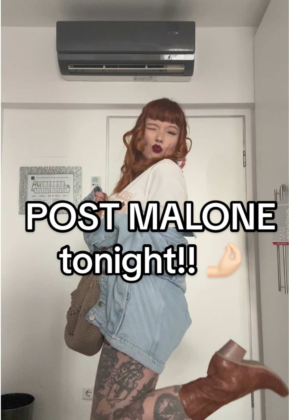 @Post Malone c u in a minute 🤠 . . . . #postmalone #postmalonelive #postmalonehannover #postmaloneoutfit #postmalonelive 