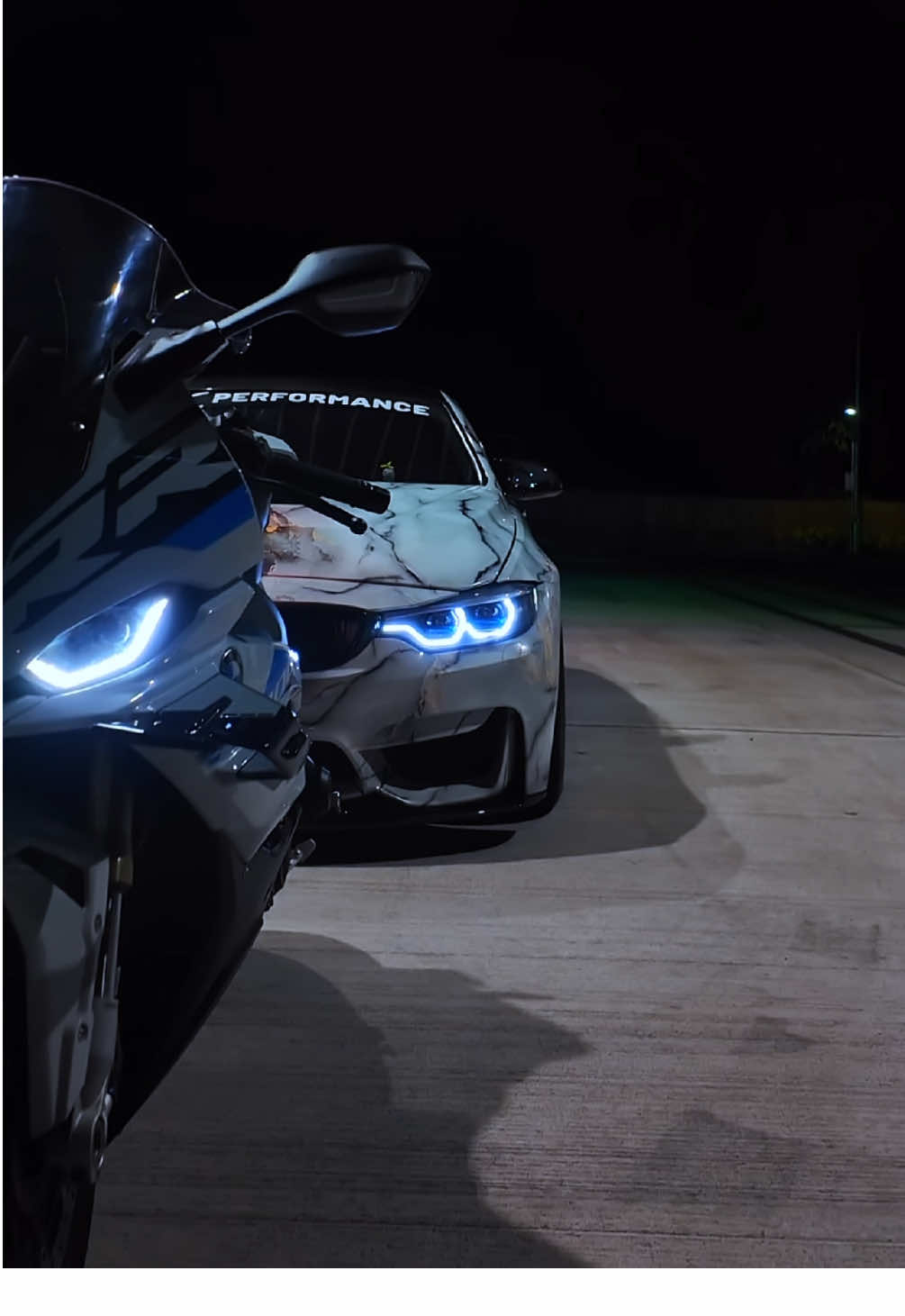 You see headlights… We see Angel Eyes 😍  #bmw #bmwm #bmwm4 #m4 #f82   