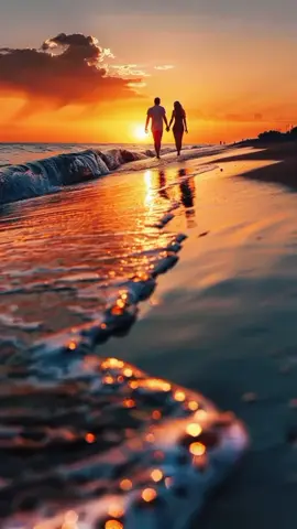 #plage #coucherdesoleil #amoureux 
