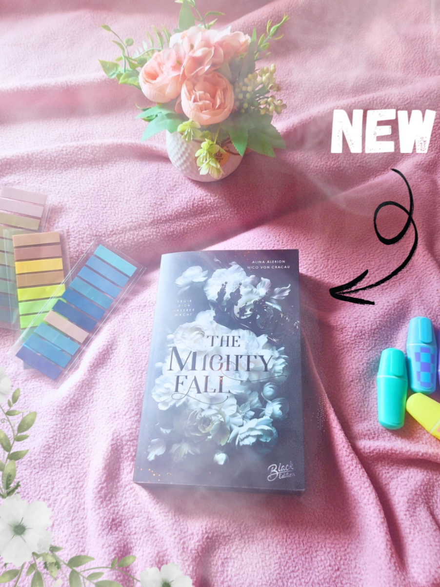 The Mighty Fall 🤍 Mal wieder ein Buch mit schwarzen Seiten finde da ist das lesen noch mal ein anderes Feeling😊  Dieses page Overlay 😍😍 Wer kennt es oder hat es schon gelesen?  @Black Edition  #blackedition #bücher #bookphotography #buchverrückt #buchblogger 